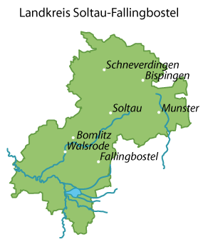 Heidekreis Karte