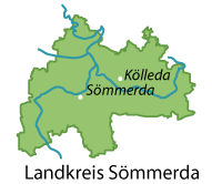 Sömmerda (Landkreis) Karte