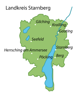 Starnberg (Landkreis) Karte