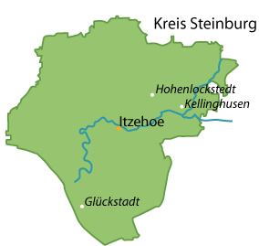Steinburg (Landkreis) Karte