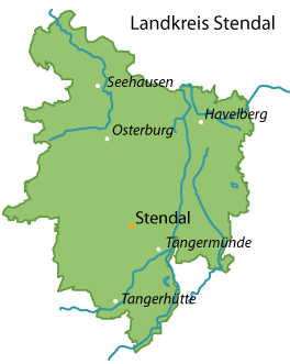 Stendal (Landkreis) Karte