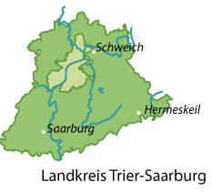 Trier-Saarburg Karte