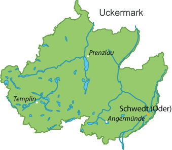 Uckermark Karte