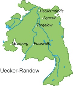Uecker-Randow Karte