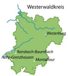 Westerwaldkreis Karte