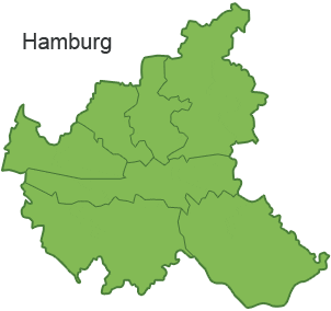 Hamburg Karte