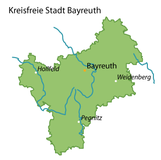 Bayreuth (Landkreis) Karte