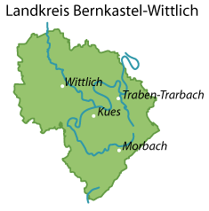 Bernkastel-Wittlich Karte