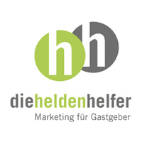 Logo Die Heldenhelfer GmbH – Marketing für Gastgeber