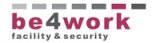 Logo be4work facility management GmbH