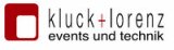 Logo kluck+lorenz -events und technik