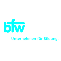 Logo bfw – Unternehmen für Bildung. Fachbereiche Büro und IT, Technik, Handwerk, Industrie, Management und Persönlichkeit, Sprache und Integration