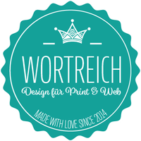 Logo Wortreich Design für Print und Web