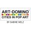 Logo ART-DOMINO® CITIES IN POP ART BY SABINE WELZ
