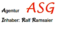 Logo Agentur ASG   Inhaber: Ralf Ramsaier