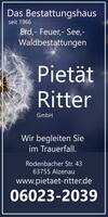 Logo Das Bestattungshaus Pietät Ritter GmbH