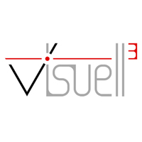 Logo Visuell³ - Architekturvisualisierung