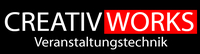 Logo Creativworks Veranstaltungstechnik